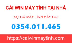 cài win máy tính tại nhà